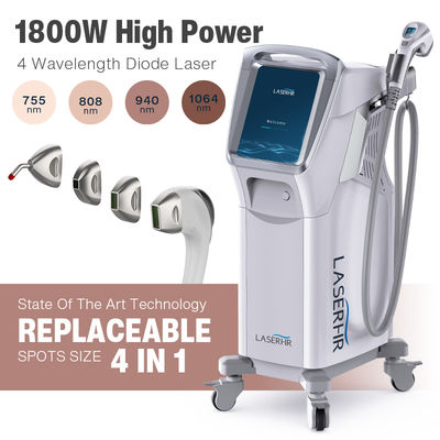 Купить 4 в 1 Настраиваемый клинический диодный лазер для удаления волос 808 нм Александрит Nd Yag для продажи Производство в сети